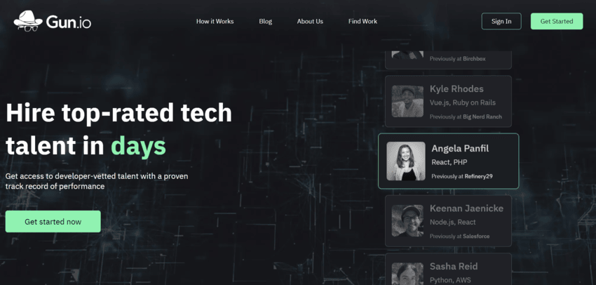 gun.io home page